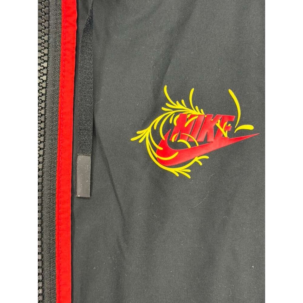 Nike Sportswear Windrunner Women's Printed Jacket Gym Casual Black/Yellow/Red M - Picture 5 of 14